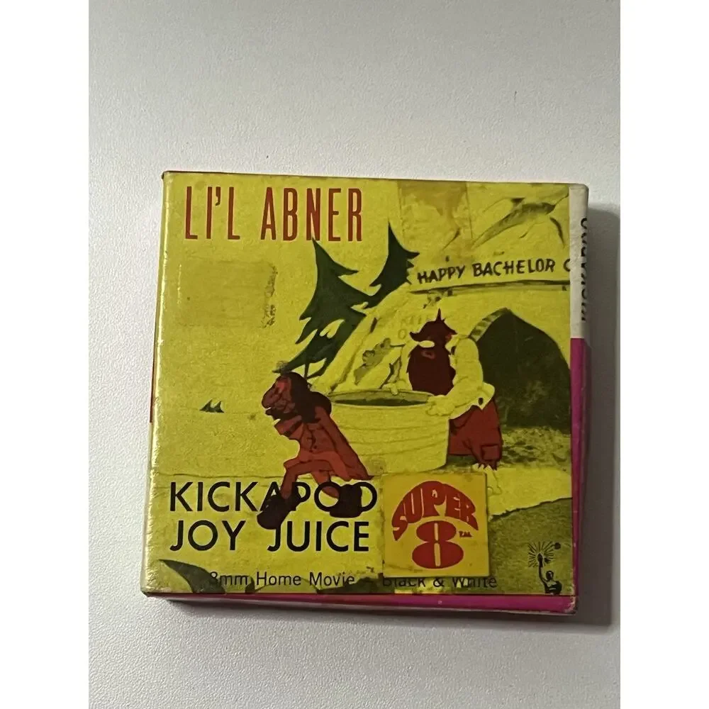 Li'l Abner: Kickapoo Joy Juice Super 8 B&W Film Reel LA-2153 w/ Box